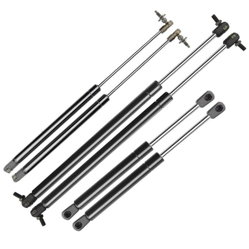 6 stk panser + bakluke + bakruteheisstøtter som passer til jeep grand cherokee wj /wg 1999-2004 støtdempere fjær demper