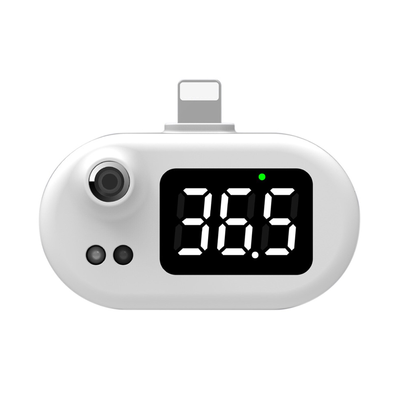 Mini Infrarot USB Thermometer Mit Typ-C/Android Stecker Für praktisch Digital Thermometer Nicht-Kontakt USB stirn Thermometer: Blau