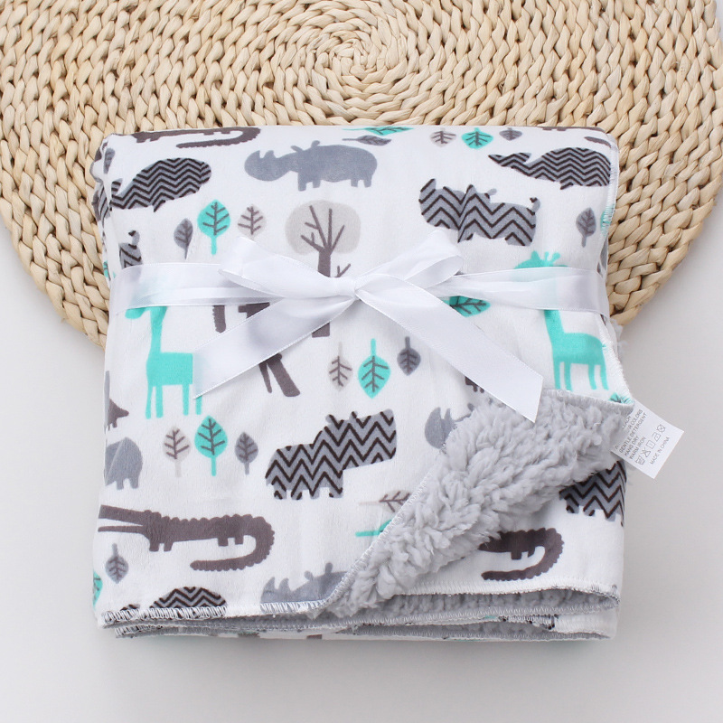 Spädbarn nyfödd baby filt vinter fluffig fleece barn muslin filt swaddle barnvagn fleece filtar barn eftermiddag tupplur täcke