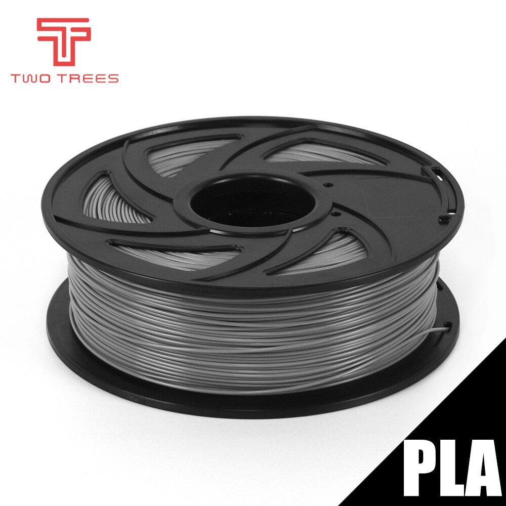 Overseas Warehouse 3D Printer Filament 1.75MM ABS PLA Filament 3D Printer 1KG Roll for Ender 3 CR10 Bluer Plus Extruder: PLA-1KG-gray