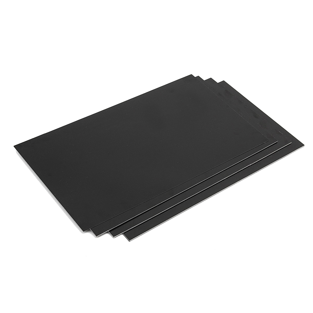 300 x 170mm sort glasfiber skabelon bordplade epoxy glasfiber  g10 fr4 glasfiber plade til håndværksartikler til håndværkere