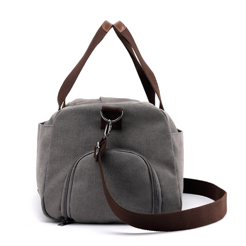 Stijlvolle canvas sporttassen voor buiten, heren, dames, training, hardlopen, fitness, casual, reizen, handtas, yogamat, tas, sporttas