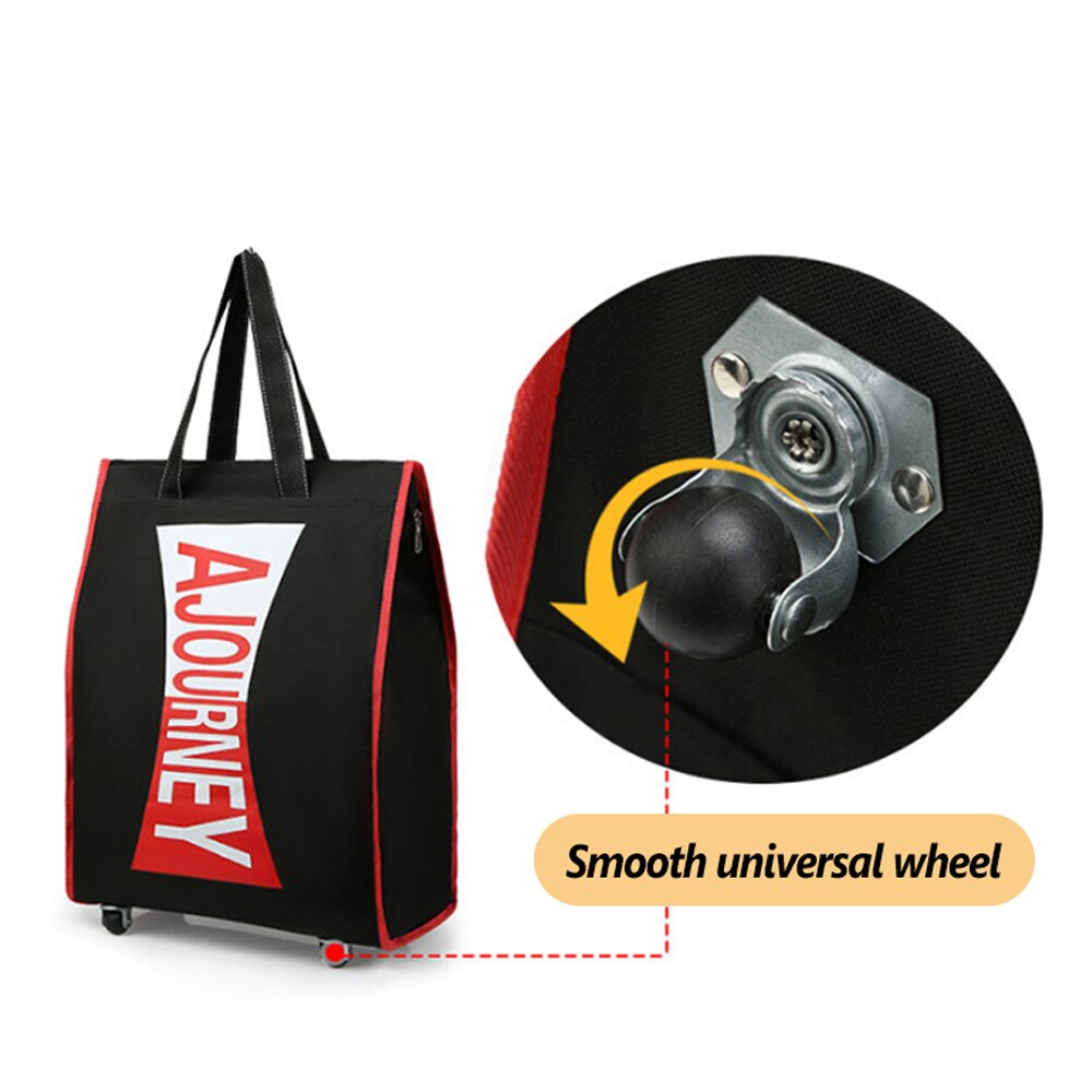 Tragbare Reisetasche rollen Koffer Gepäck Luftfahrt Überprüft Tasche Handy, Mobiltelefon rollen Schulter Taschen Oxford Tuch Tasche Mit Rad