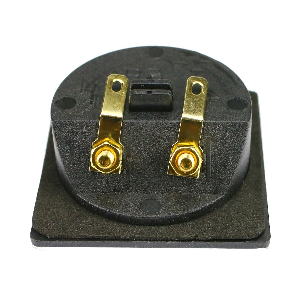 GHXAMP High 2 Way Speaker Junction Box Terminal Two-speaker Terminal Wiring For Mini Speaker DIY 57*57MM 2PCS