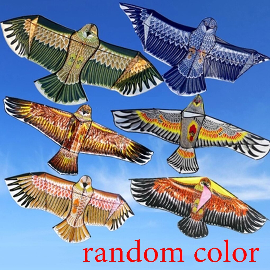 1Pc Kite Kids Kinderen Cartoon Dier Vliegers 1.1M Dier Kite 30M Vliegende Line Cord Willekeurige kleur