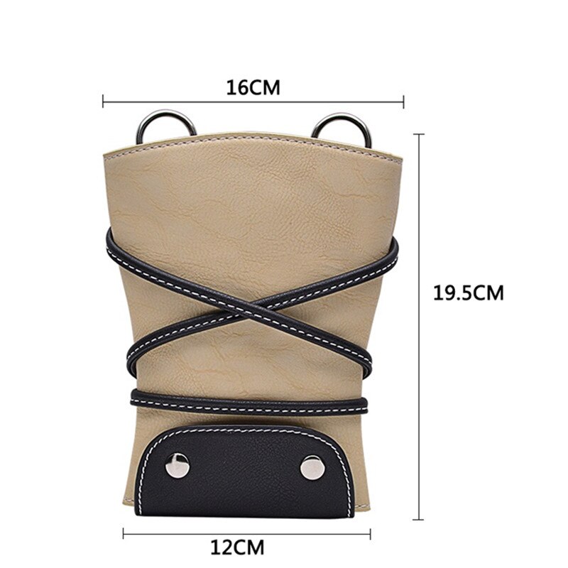 8 Kleur Haar Schaar Lederen Tas Kit Case Scharen Zakken Taille Riem Kapper Packet Salon Holster Kappers Schaar Zak