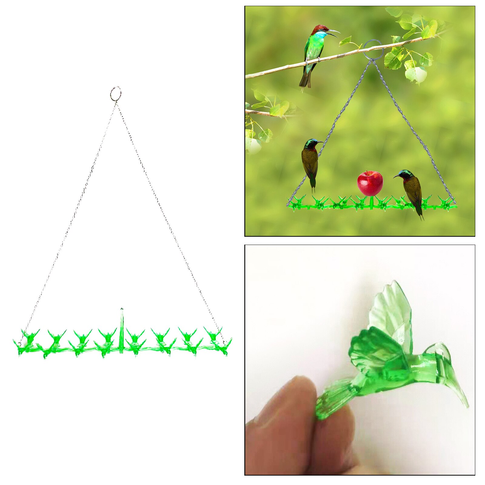 Outside ing Bird Feeder Bird Shaped Plastic for Garden Patio Decoration