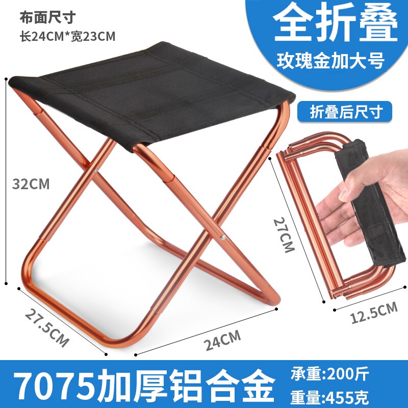Camouflage Shrink Fishing Folding Chair Medium Leisure Chairs Fishing Tackle Tool Lightweight Outdoor Portable Fishing Chair