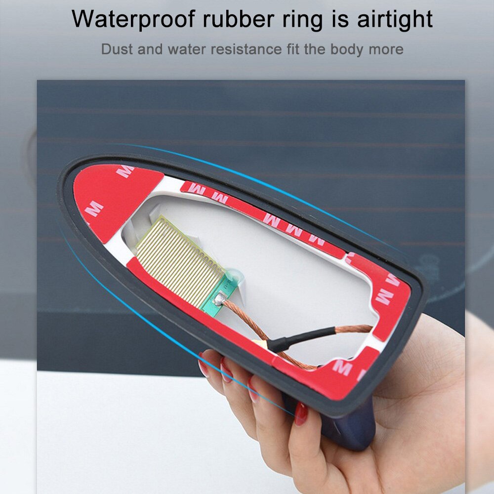 Auto Car Shark Radio Aerials Auto Fin Antenna FM Signal Amplifier Car Radio Car Roof Decoration