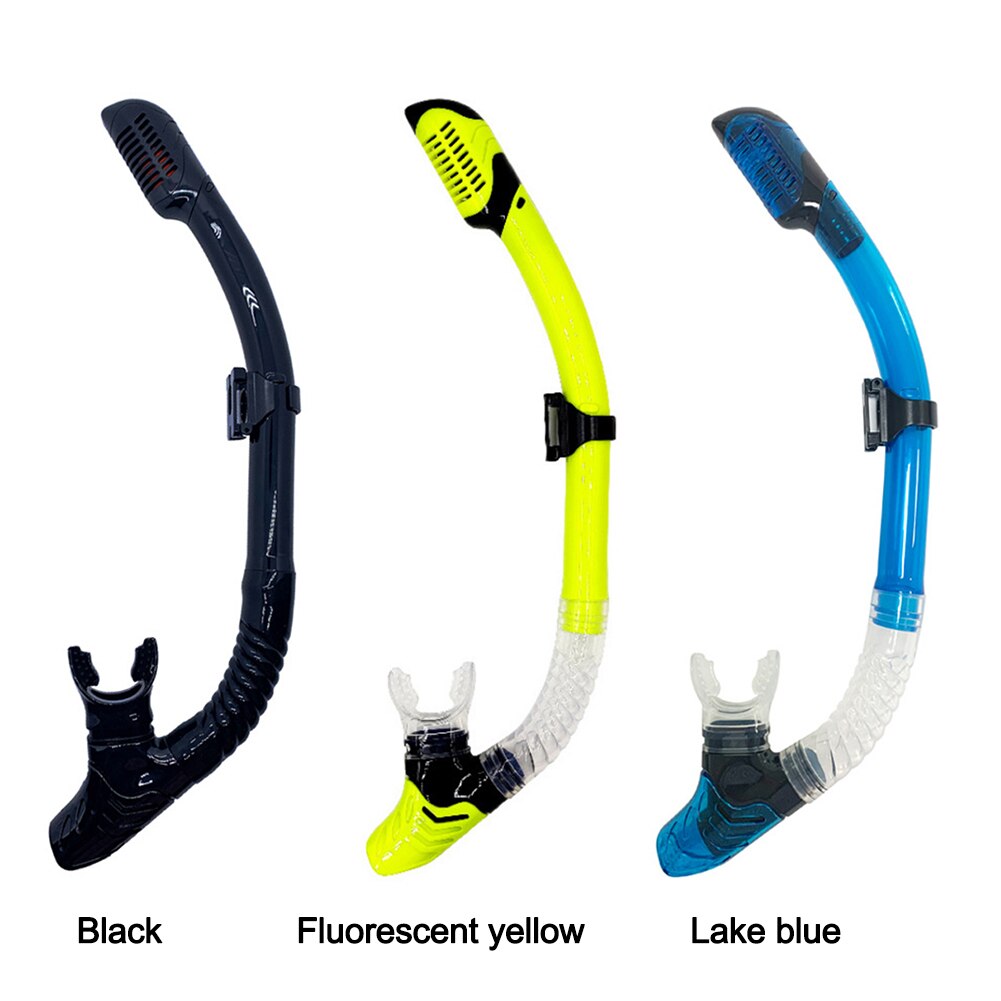 Diving Snorkel Snorkeling Gear Dry Snorkel Underwater Breathing Tube Silicone Swimming Diving Snorkel Dry Breathing Tube