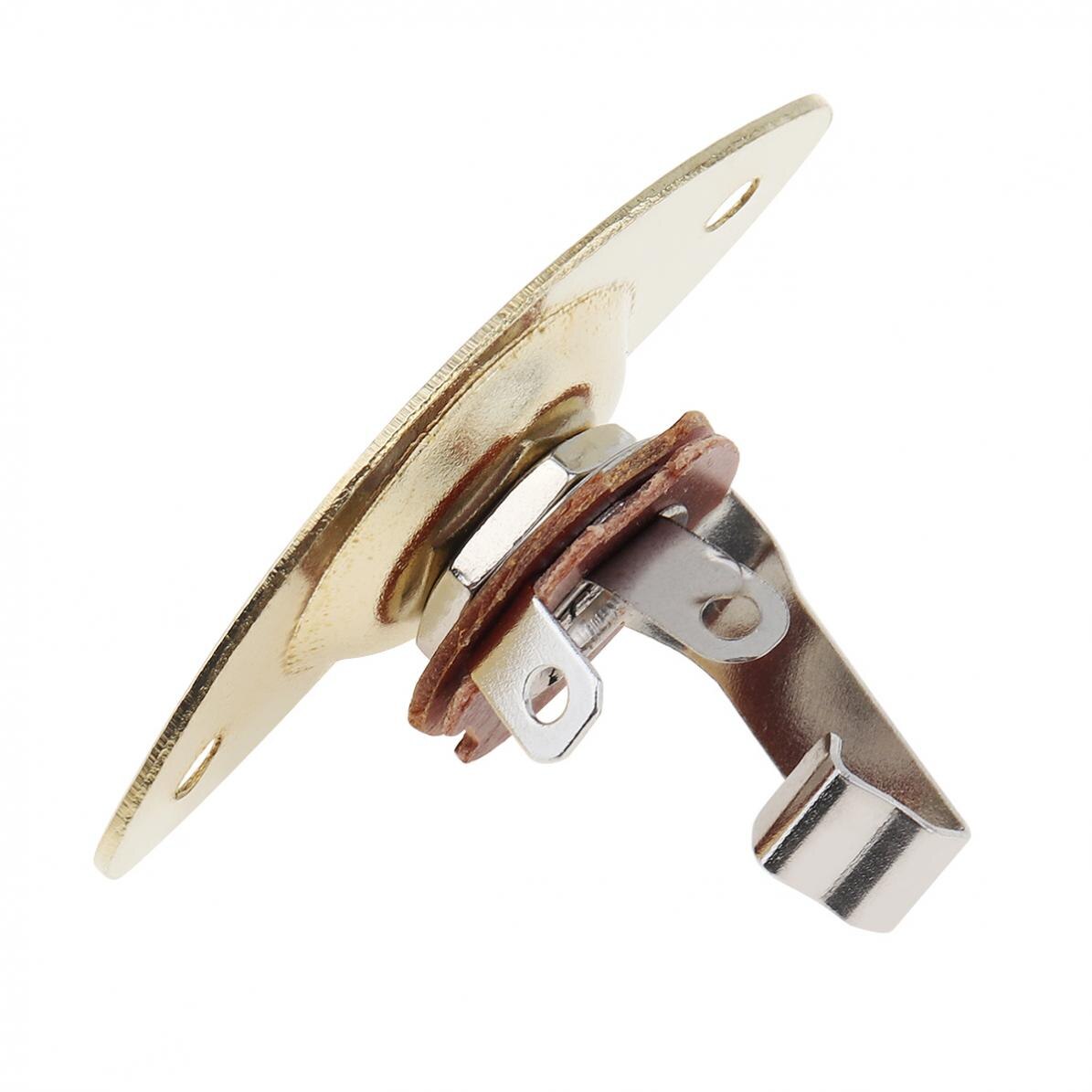 Gold Oval Output Jack Socket Bass / Electric Guitar