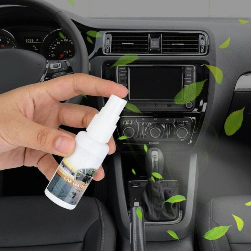 30ml Leather Seat Dashboard Maintenance Cleaner Dust Removal Car Interior Cleaner Sofa Leather Care Refurbisher Cleaner