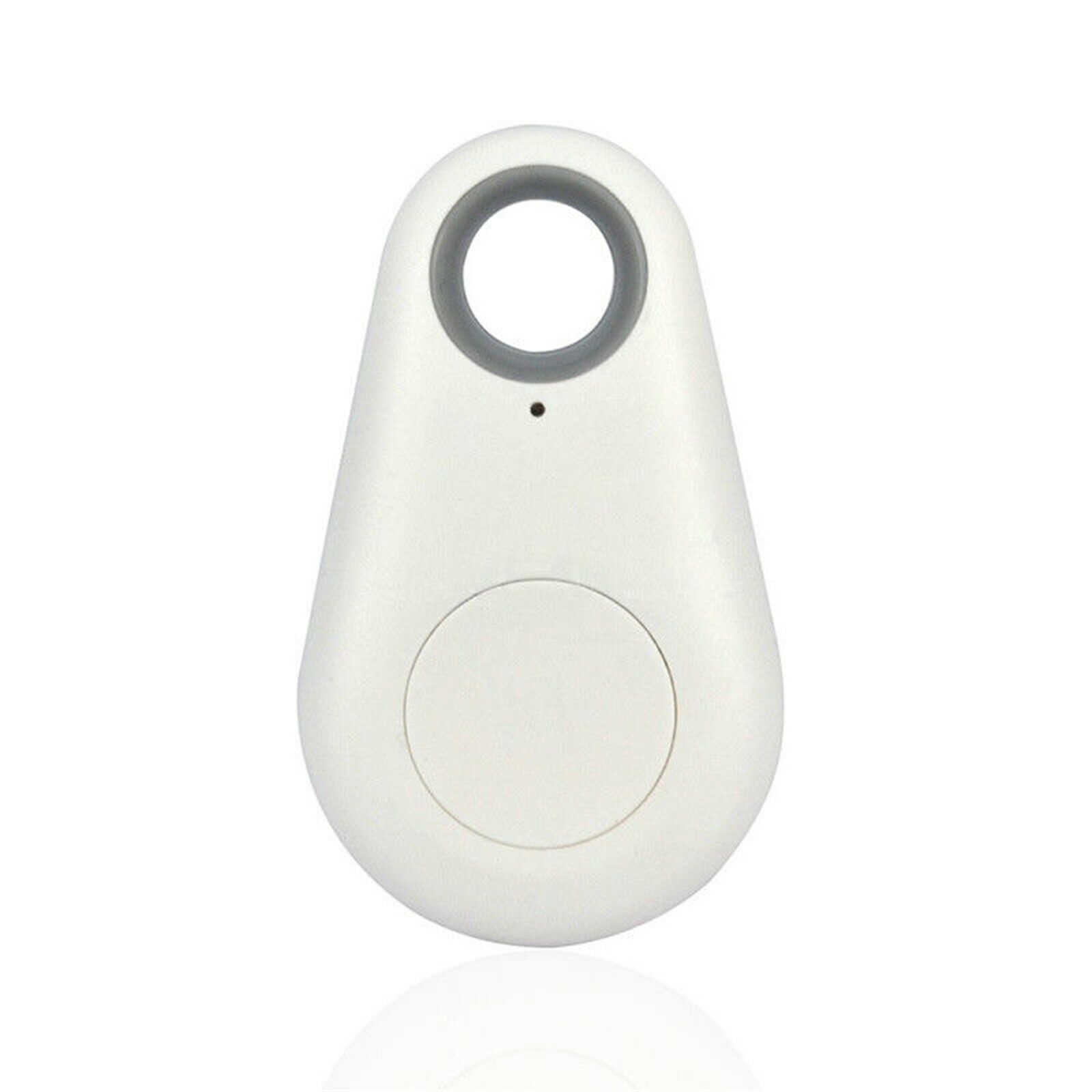 Gps mini smart tag tracker trådlös bluetooth anti-förlorad larm för plånboksväska barn nyckelsökare husdjur hund katt lokaliserare svart röd vit: Vit