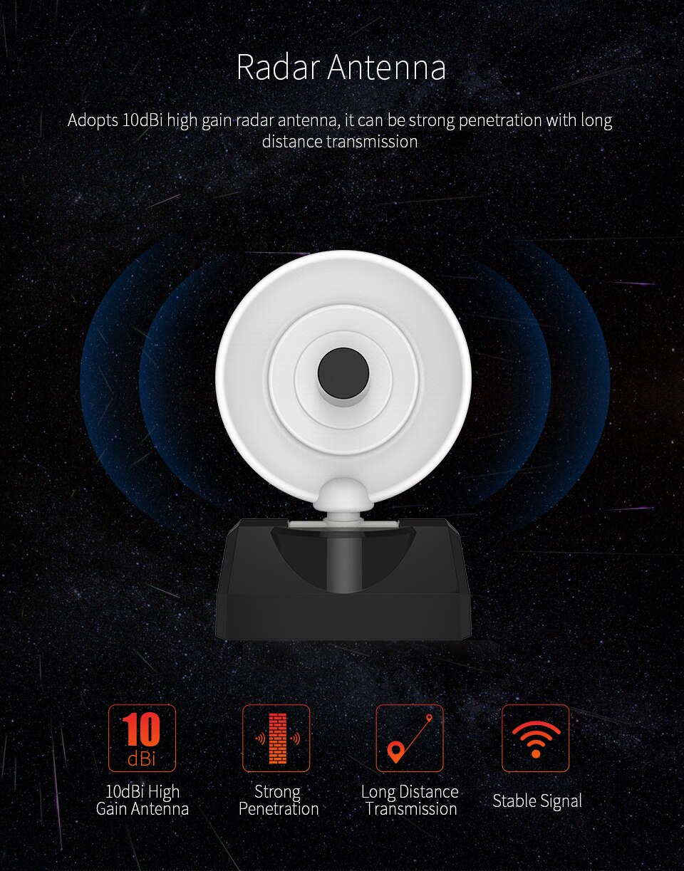 Comfast wifi-adapter met hoge versterking, 5.8g 1200 dualband pc-ontvanger, 10 dbi wifi, usb 3.0- antenne, windows 7 , 8, 10, mac os cf -wu772ac