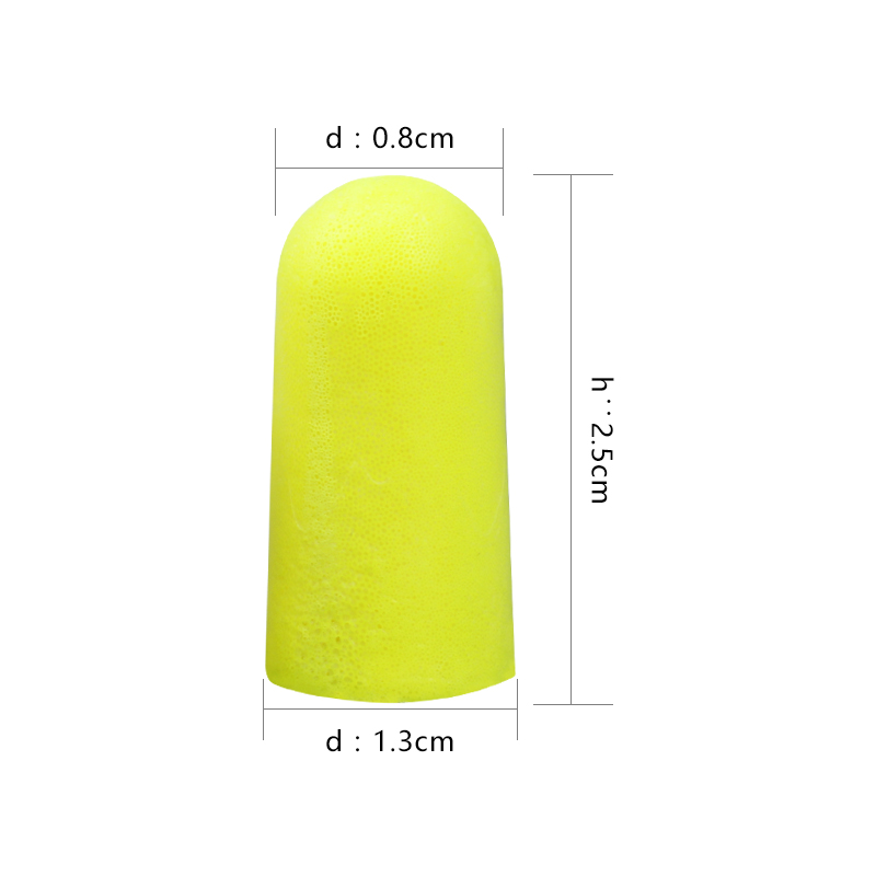 3m kule ørepropper ea-rsoft gul neon 312-1250 elastiske støyreduksjon trådløs nrr :33db/ snr :36db lt086