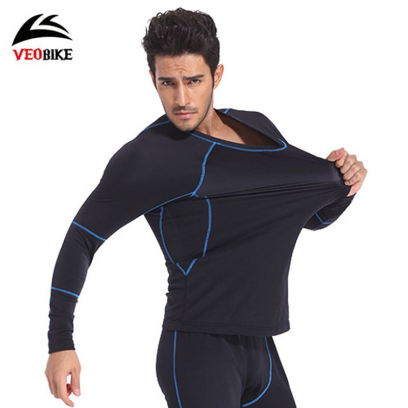 Men's Thermal Underwear Male Apparel Sets Autumn Winter Warm Clothes Riding Suit