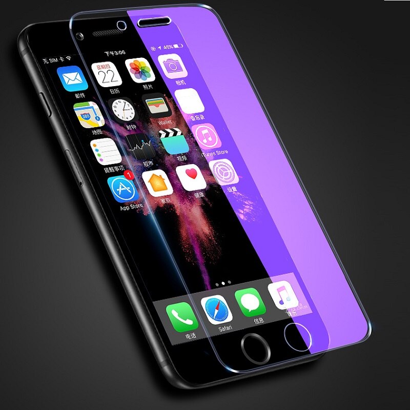 Voor Xiaomi Poco F3 M3 X3 Pro Nfc 3 Pcs Anti Blauw Licht Gehard Glas Bescherming Flim Volledige Cover Moblie telefoon Screen Protector