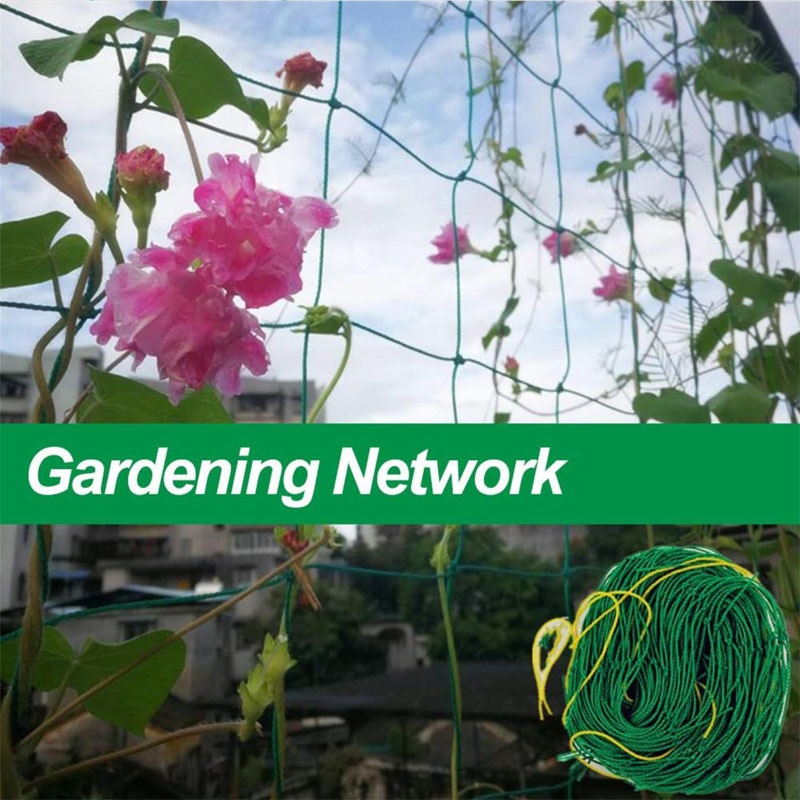 Garden Plants Climbing Net Nylon Mesh Glory Flower Vine Netting Support Net Grow Net Holder Garden Netting Gardening Network
