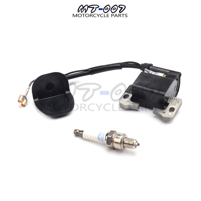 47cc 49cc 2 Stroke Engine Pocket Bike Pit Dirt Bike Mini Minimotor ATV Quad Ignition Coil &amp; Spark Plug