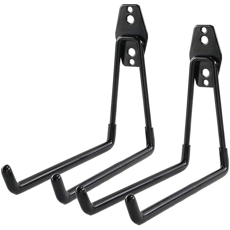 Moundnaik 6 Stück Garagenhaken, 20cm Utility Leiter Haken, Garage Lagerung Werkzeug Haken, Heavy