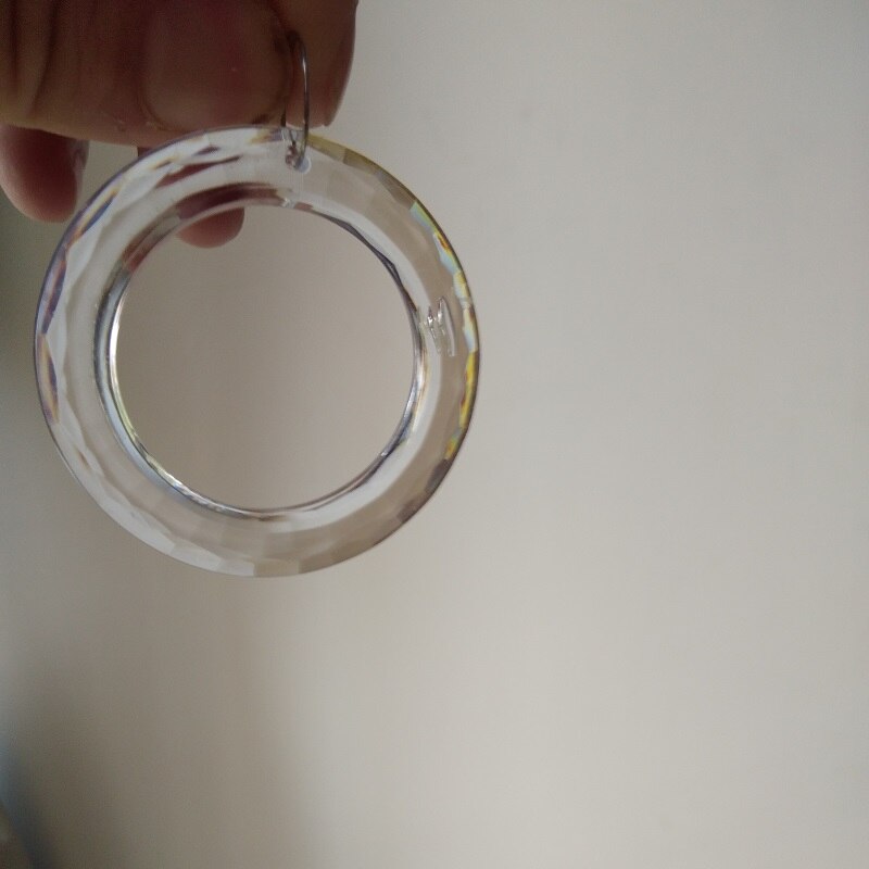200 Stück Transparente Bastelringe – 4,8 Cm Ø, Für Schals, Vorhänge, DIY Projekte