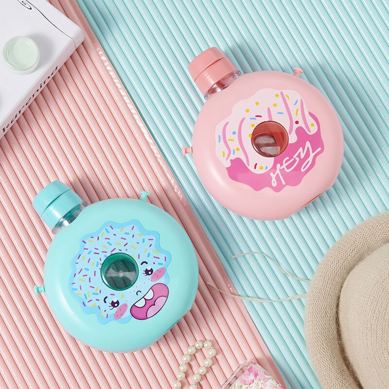 Lot 2 Gobelets D'Entraînement Silicone Bébé 180 Ml – Avec Poignées Et Paille – Bleu/Gris – Sans BPA
