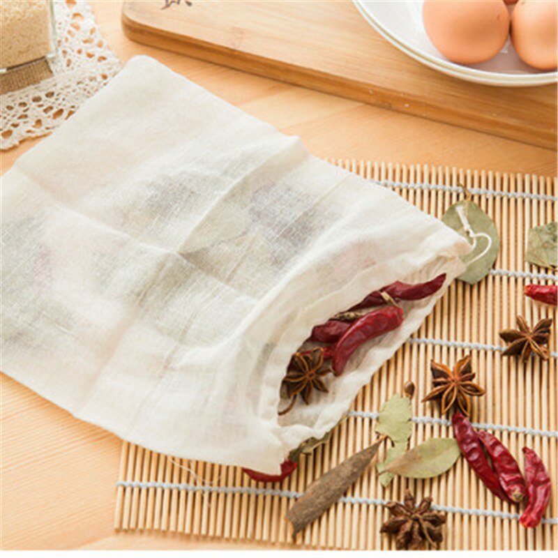 Cotton rope type net bag Chinese medicine separator slag bag boil fish soup separation net bag reuse mesh bag