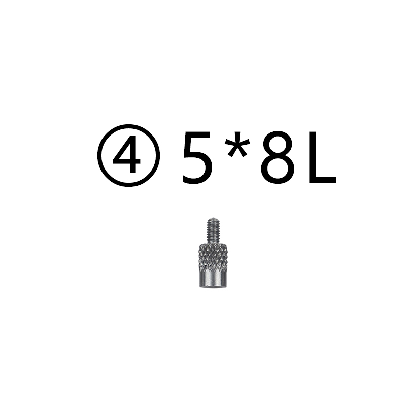 1PC Shaped Probe Dial Test Indicator M2.5 Thread T-type Cone Ball Dial Indicator Contact Point Measuring accessories: Y4