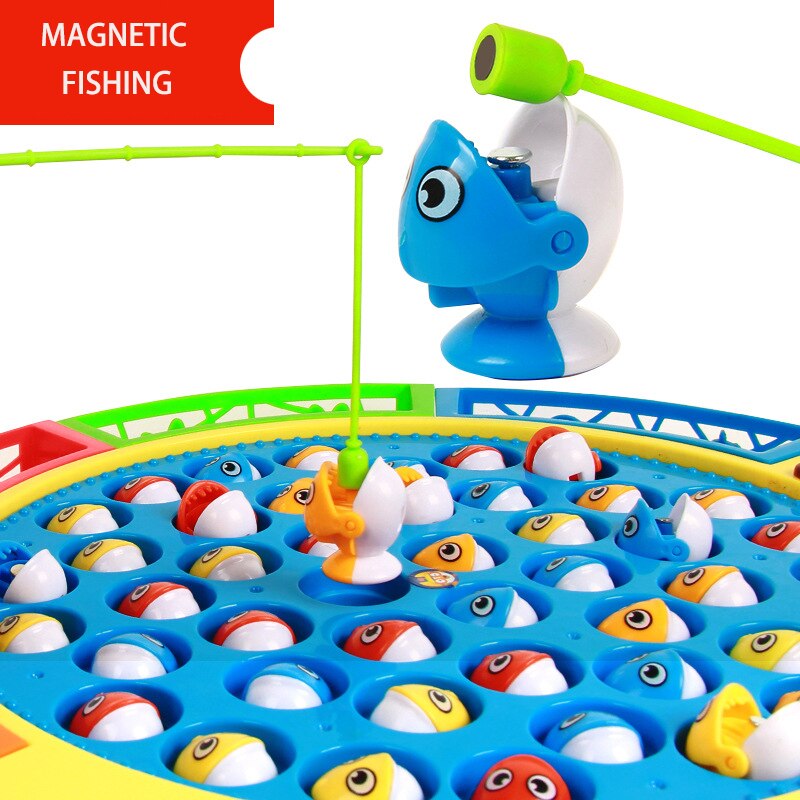 freundlicher Spielzeug Magnetischen Rotierenden Angeln Platte Spielzeug Spiel freundlicher Fisch freundlicher Bildung der Eltern Art Interaktion Spielzeug