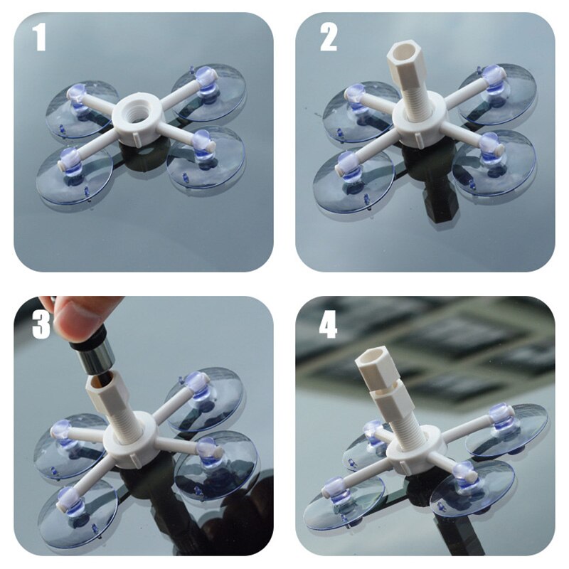 Curing strip Windshield Repair Kit Sleeve razor blade Resin Impact