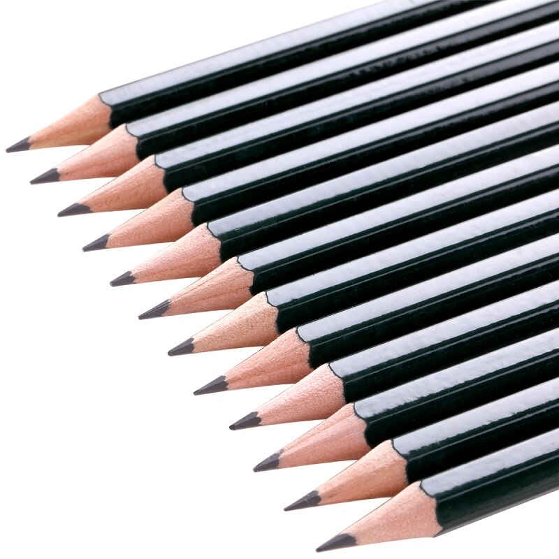 2B Pencil HB 2H Wood pencil Student Learning Examination Drawing Painting school stationery deli 7082 sample price