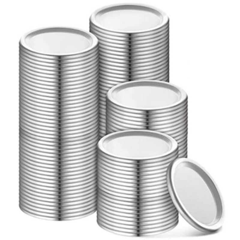 48PCS Inmaakdeksels en Banden voor Normale Mond 70mm Potringen Split Type Lekvrije Metalen Mason Jar kopen vanaf een prijs van 19