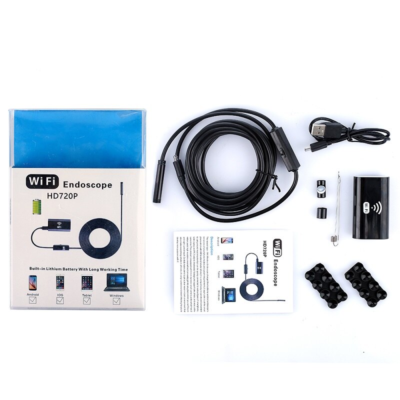 Wifi Endoskop Kamera IP67 Wasserdichte WiFi Endoskop 720P HD Inspektion Kamera Schlange Kamera für Android Iphone iOS PC
