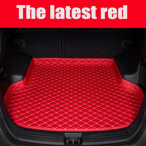 car Trunk mats for Mercedes Benz M ML GLE class W164 W166 250 300 320 350 400 450 500 550 rugs car styling carpet: red