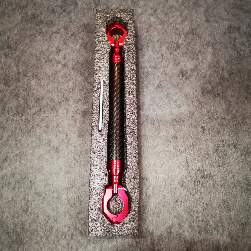 22MM Motorcycle Handlebar Balance Bar Mobile phone navigation bracket for Honda CBF600 CBF1000 CB1100 CB1300 CB190R: Red