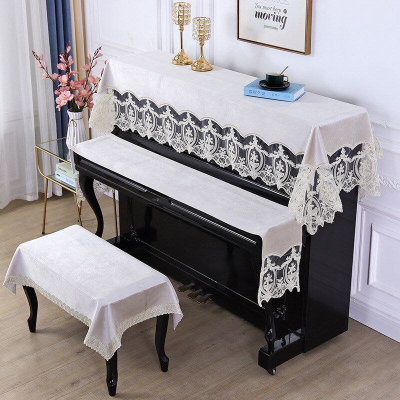 Piano Cover Nordic Dust-proof Half Cover Electronic Piano Cloth Cover Modern Simple Children's Piano Cape Upright Piano Cover