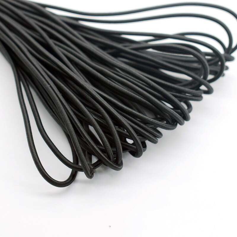5 meter sterk elastisch touw, bungee-schokkoord, rekkoord voor doe-het-zelf sieraden maken, buitenproject, tent, kajak, boot, tas, bagage