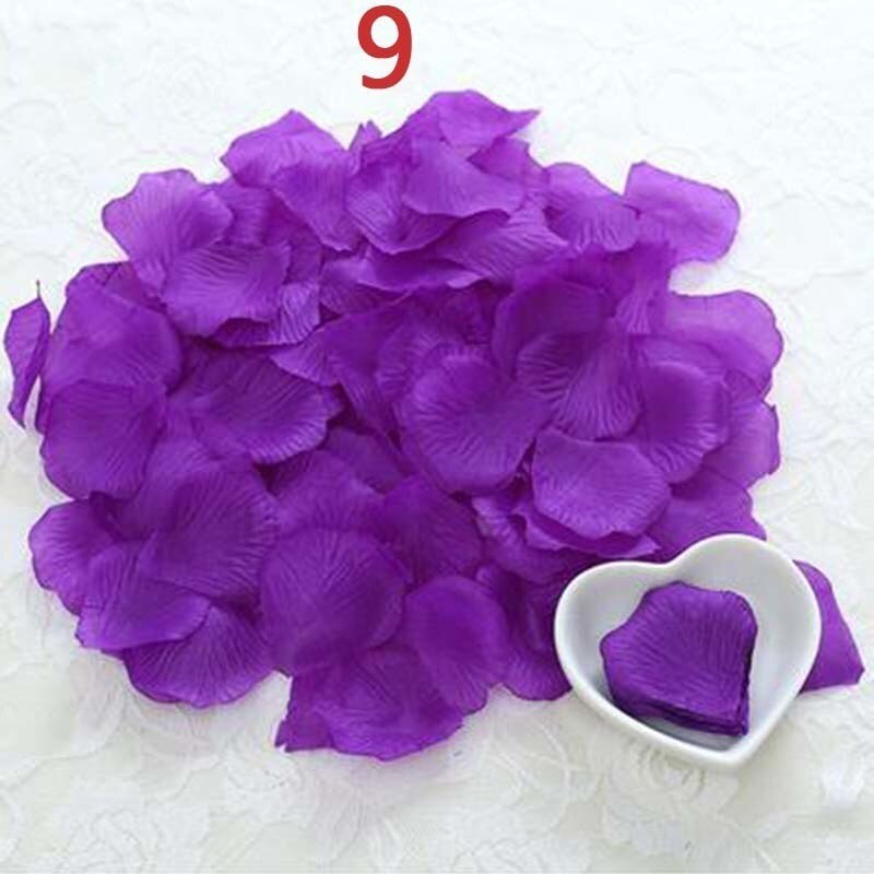 Wedding Rose Petals 100pcs/lot Decorations Flowers Polyester Wedding Rose Artificia: Z9