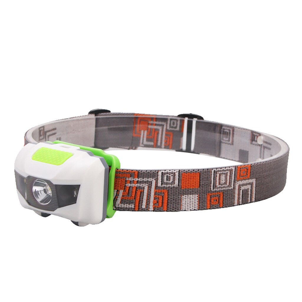 Adjust Headlamp Headlight Portable Head Torch Waterproof Light Fishing Searchlight White Outdoor camping headlight Accessories#: White 