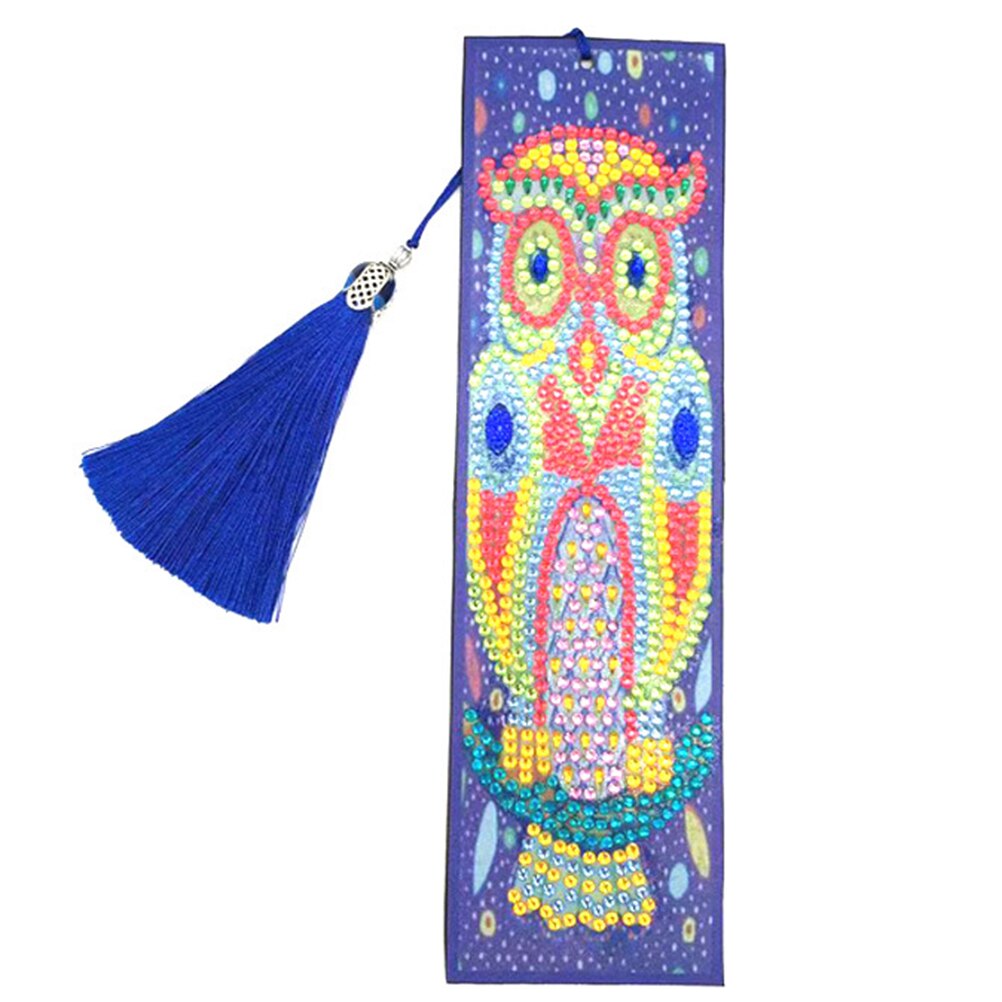 Diy Leeswijzer Maken Kit Handgemaakte Diamanten Schilderij Uil Patroon Bladwijzer Art Craft Decoratie Voor Volwassenen Beginners Kids