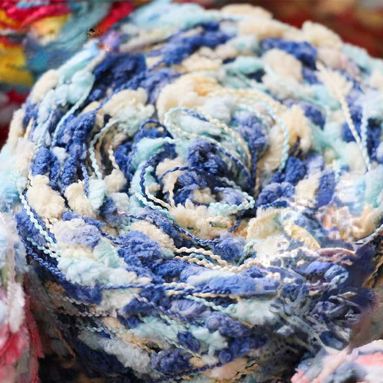 Original Mixed Color Wool Colored Dots, Bean Yarn, Wool Ball, Woven Scarf, Coat, Sweater, Handmade Yarn Material,