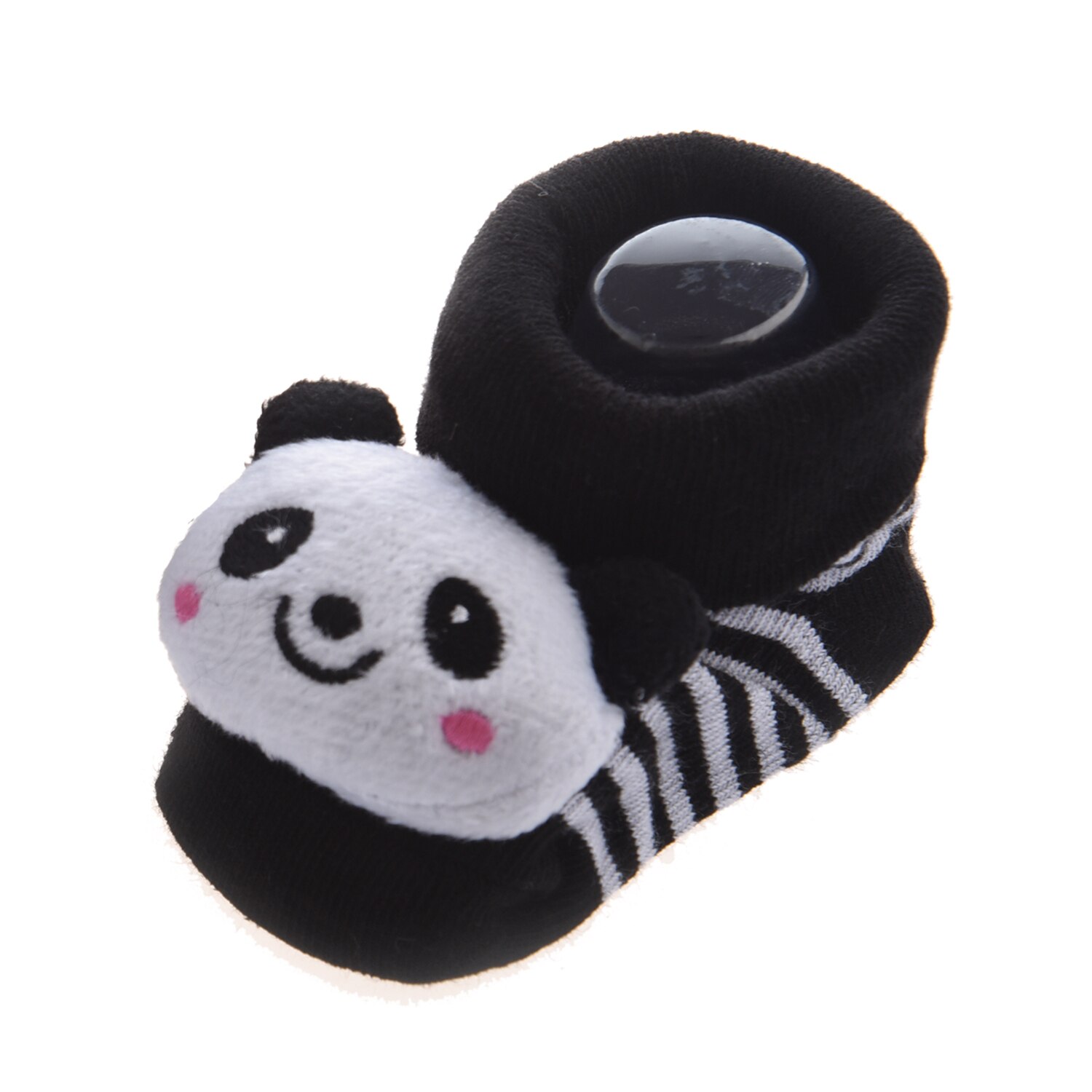 Panda-irrésistibly chaussettes pour bébé garçon et fille | 3D, chaussons antidérapants et mignons 0-12 mois