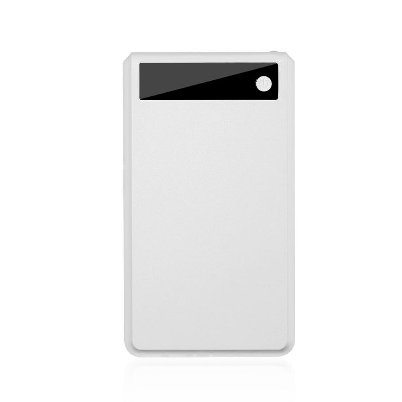 Scatola DIY Power Bank - Batteria 6x 18650 - Uscita USB 5V 2.1A - Ingresso Micro USB/Type-C - Plastica