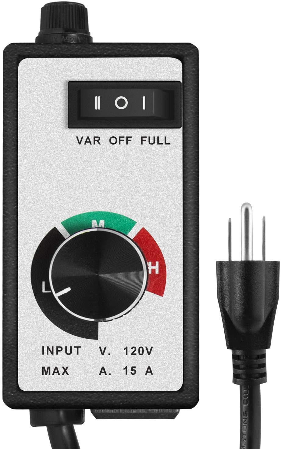 Universele Fan Speed Adjuster Een schakelaar voor 3 instellingen voor alle Duct en inline fans Controller: WHITE