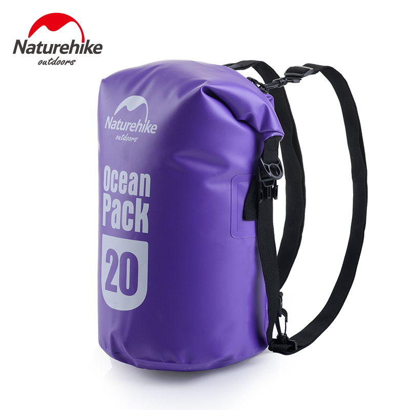 Naturehike 20L 30L Tonvormige Tarp Trekking Drifting Seal Rafting Bag Dubbele Bandjes Oceaan Pack Waterdichte Tas Dry Bag outdoor