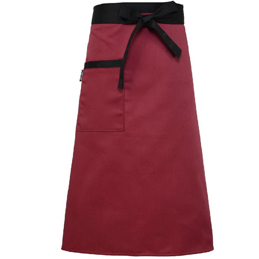 Waiter Kitchen Wear Men Chef Uniform Polyester Striped Women Waitress Restaurant Cook Costumes Cafe Pocket Chef Aprons