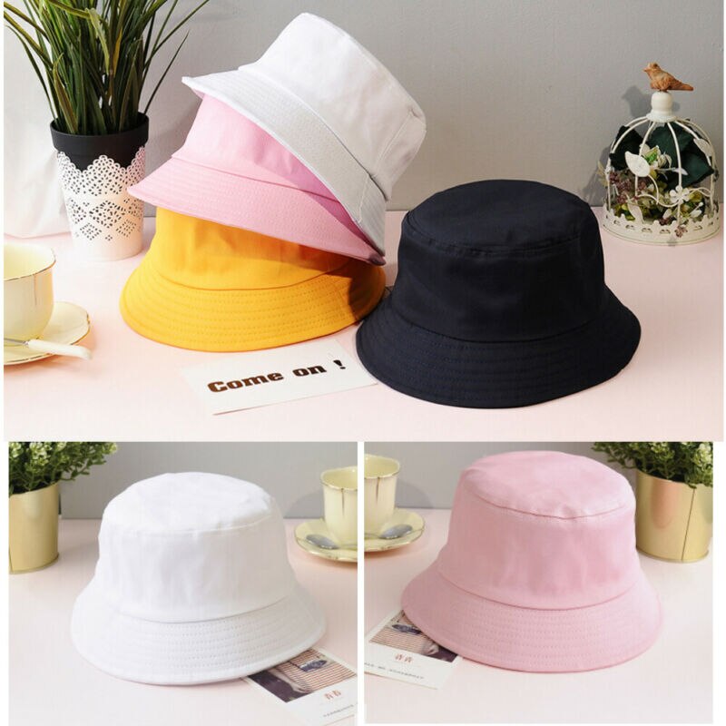 Soleil chapeaux garçon fille été seau chapeau Bush enfant en bas âge enfants 2-13 ans enfants été soleil Bonnet chapeau seau chapeau mignon couleur bonbon