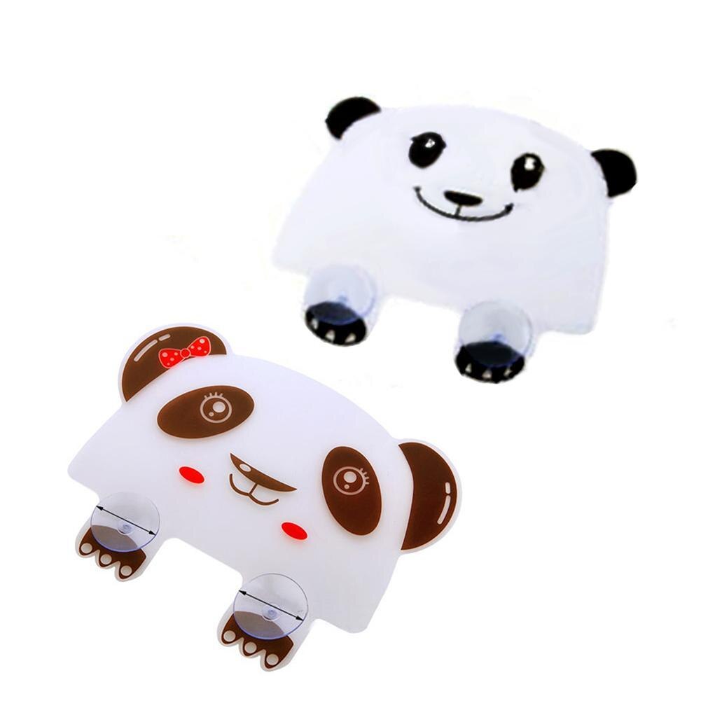 Plato de agua de plástico con dibujos animados de oso Panda, protector contra salpicaduras para fregadero de cocina, impermeable, tabla de lavado de frutas y verduras, 2 uds.