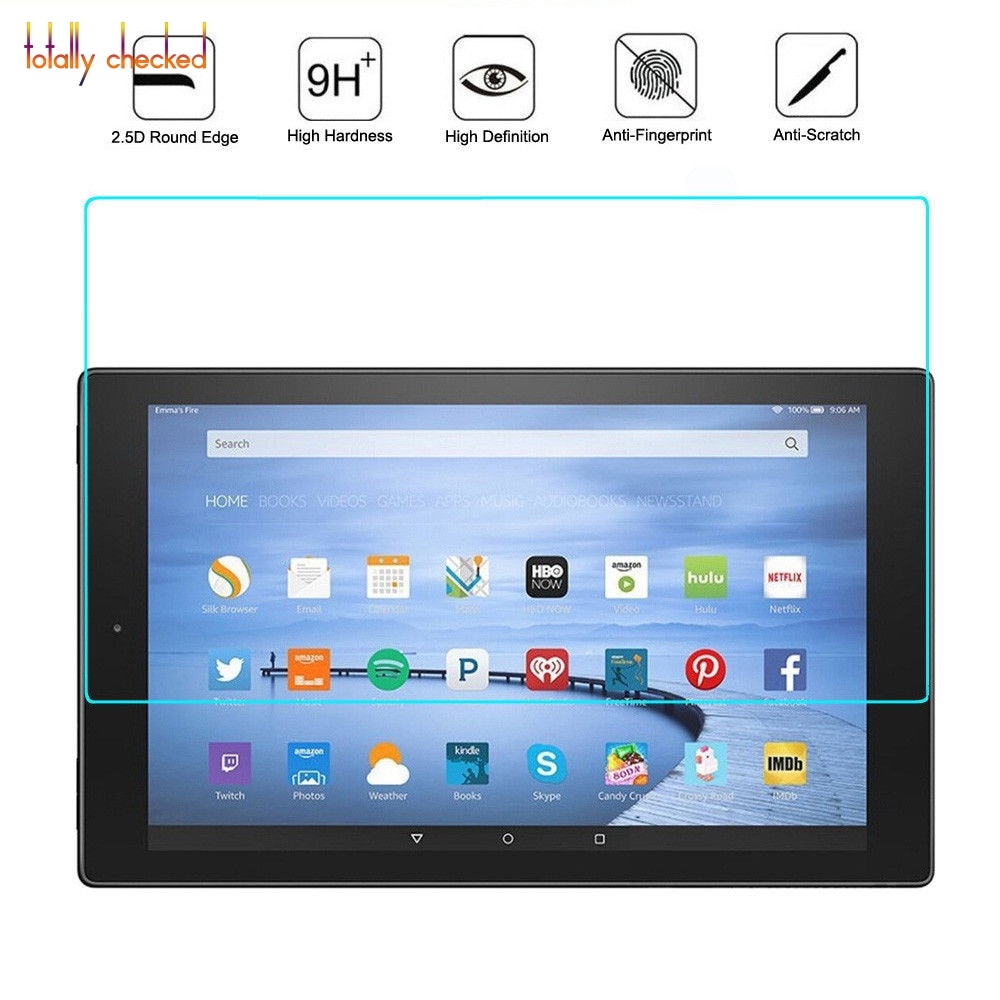 Universal 9H Tempered Glass Film Screen Protector For 10 10.1 Inch Tablet PC size" 256*155mm