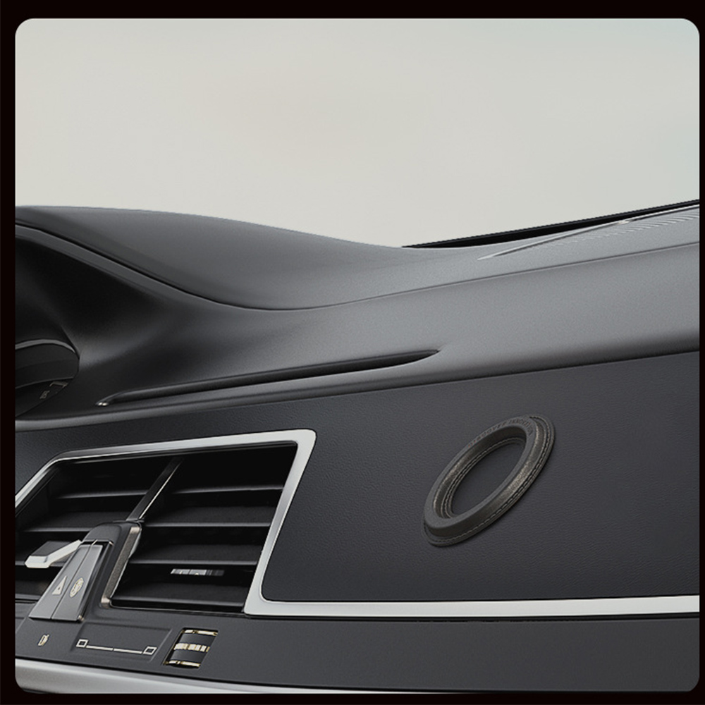 Luxury Leather Magnetic Ring Holder For iPhone 14 13 12 Magnet Wall Mobile Phone Holder Magnetic Car Phone Stand